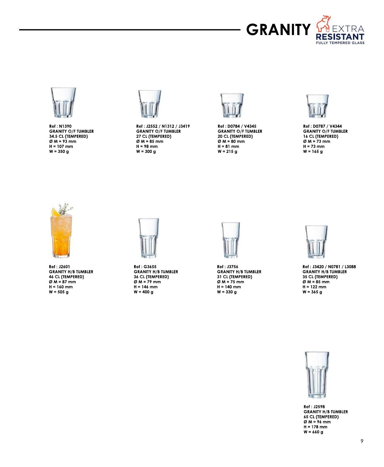 Granity — catalogue page 1