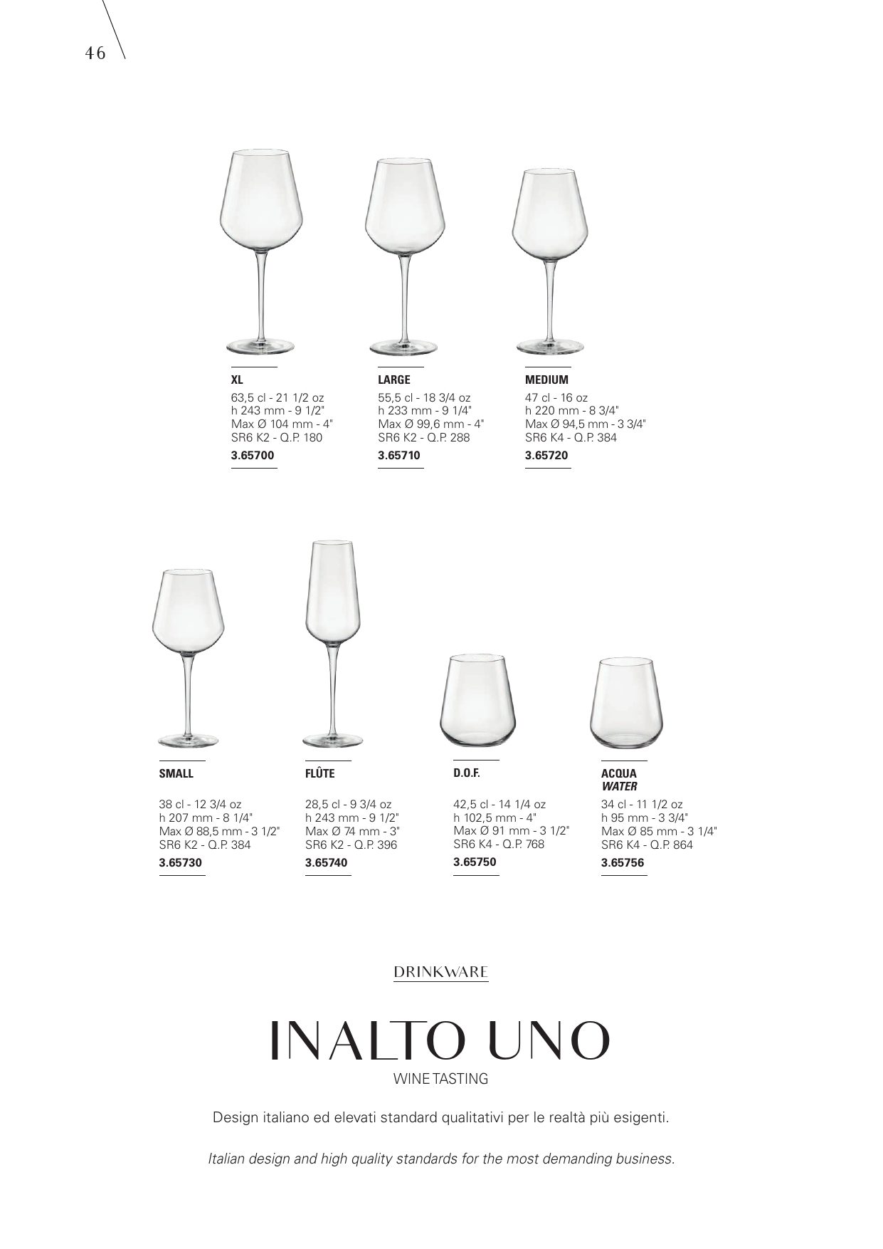 Inalto Uno — catalogue page 1