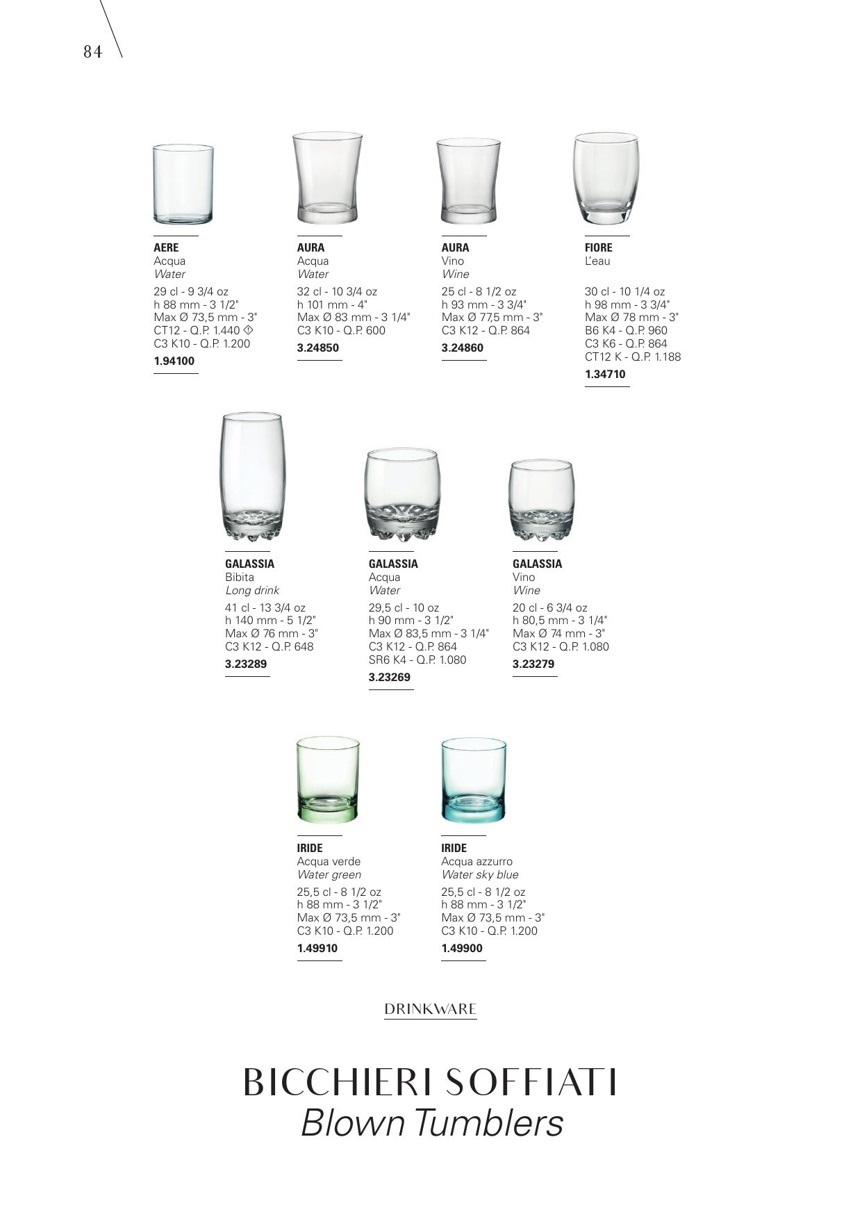 Iride — catalogue page 1