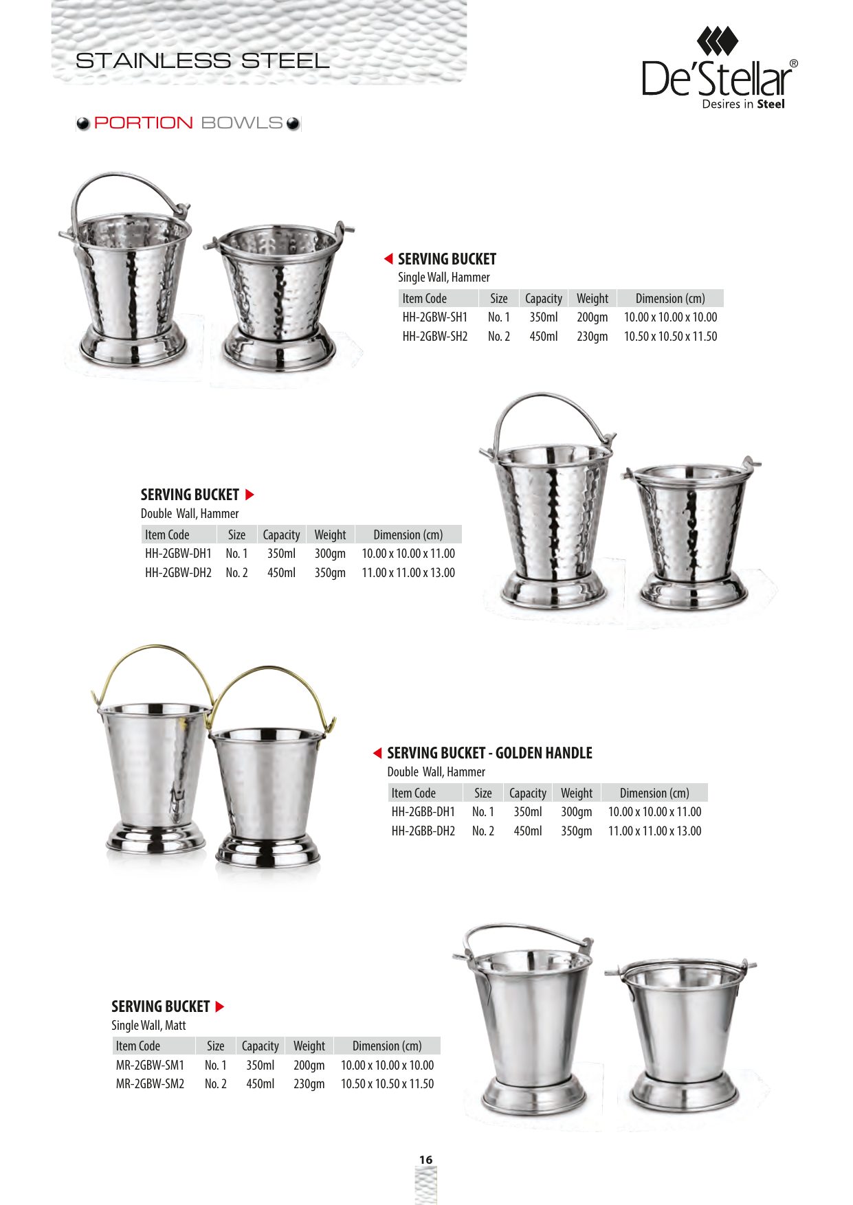 Serving Bucket — catalogue page 1