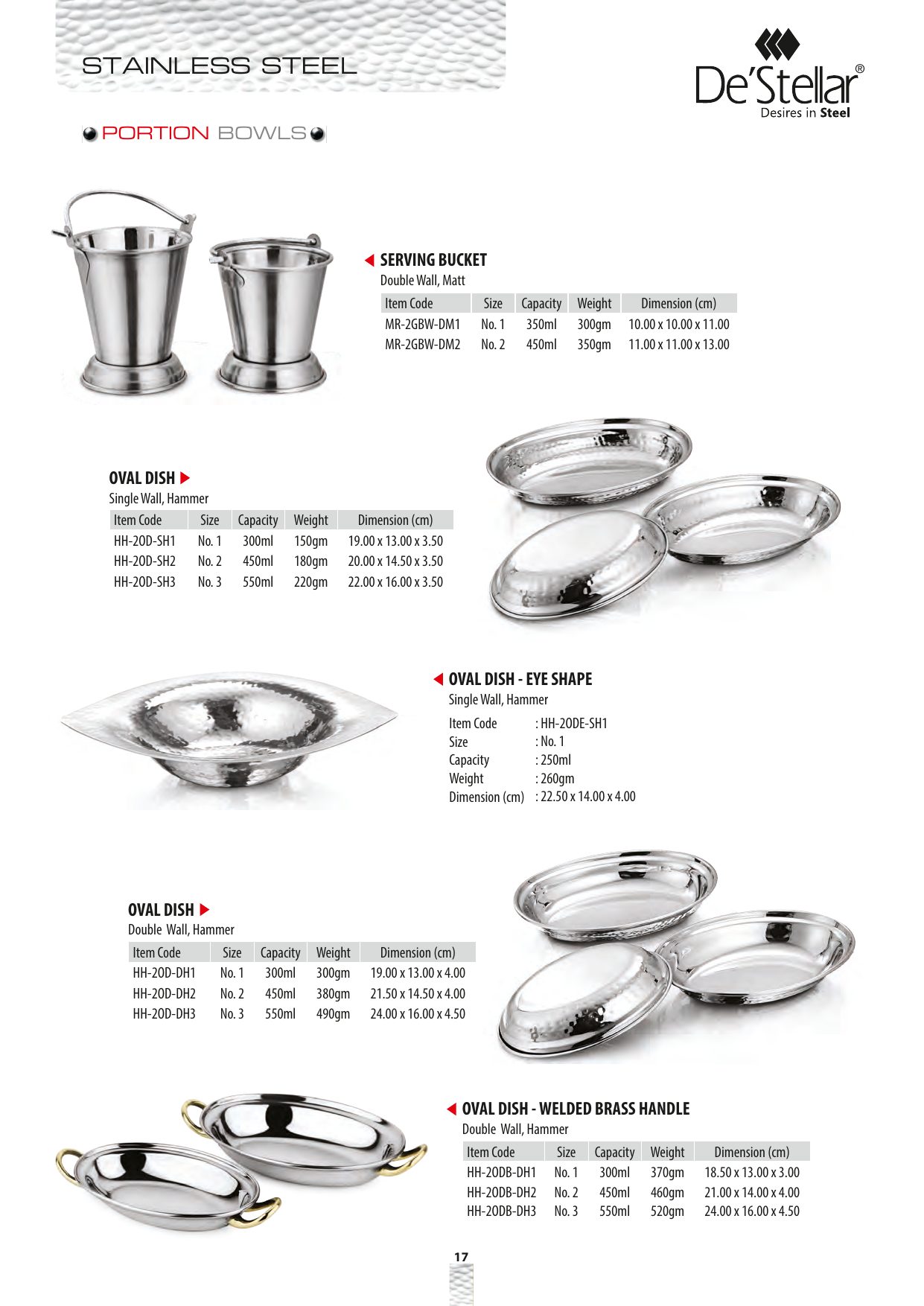 Oval Dish - Eye Shape — catalogue page 1
