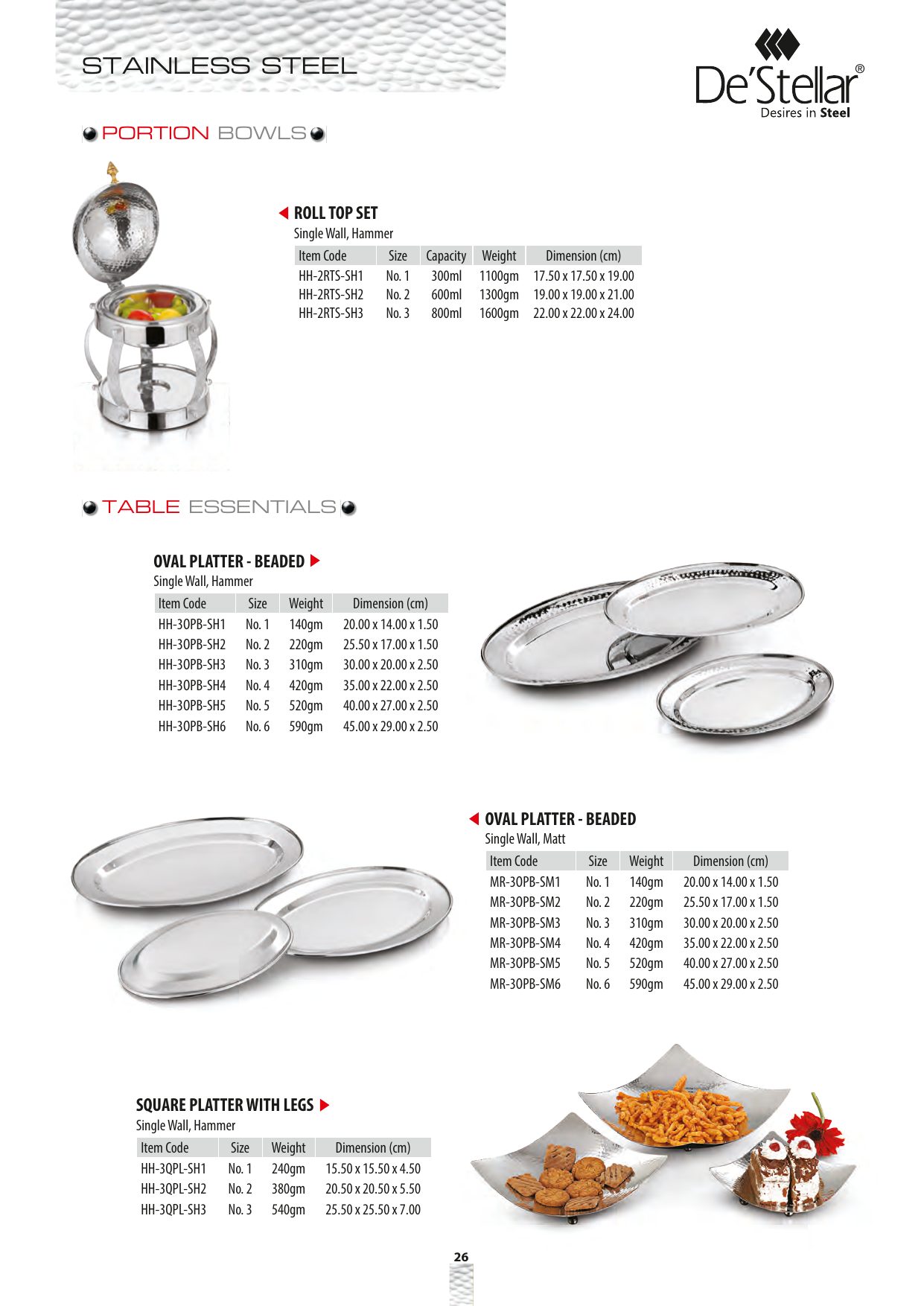 Roll Top Set — catalogue page 1