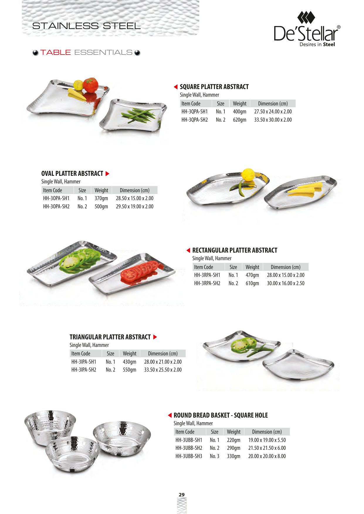 Rectangular Platter Abstract — catalogue page 1