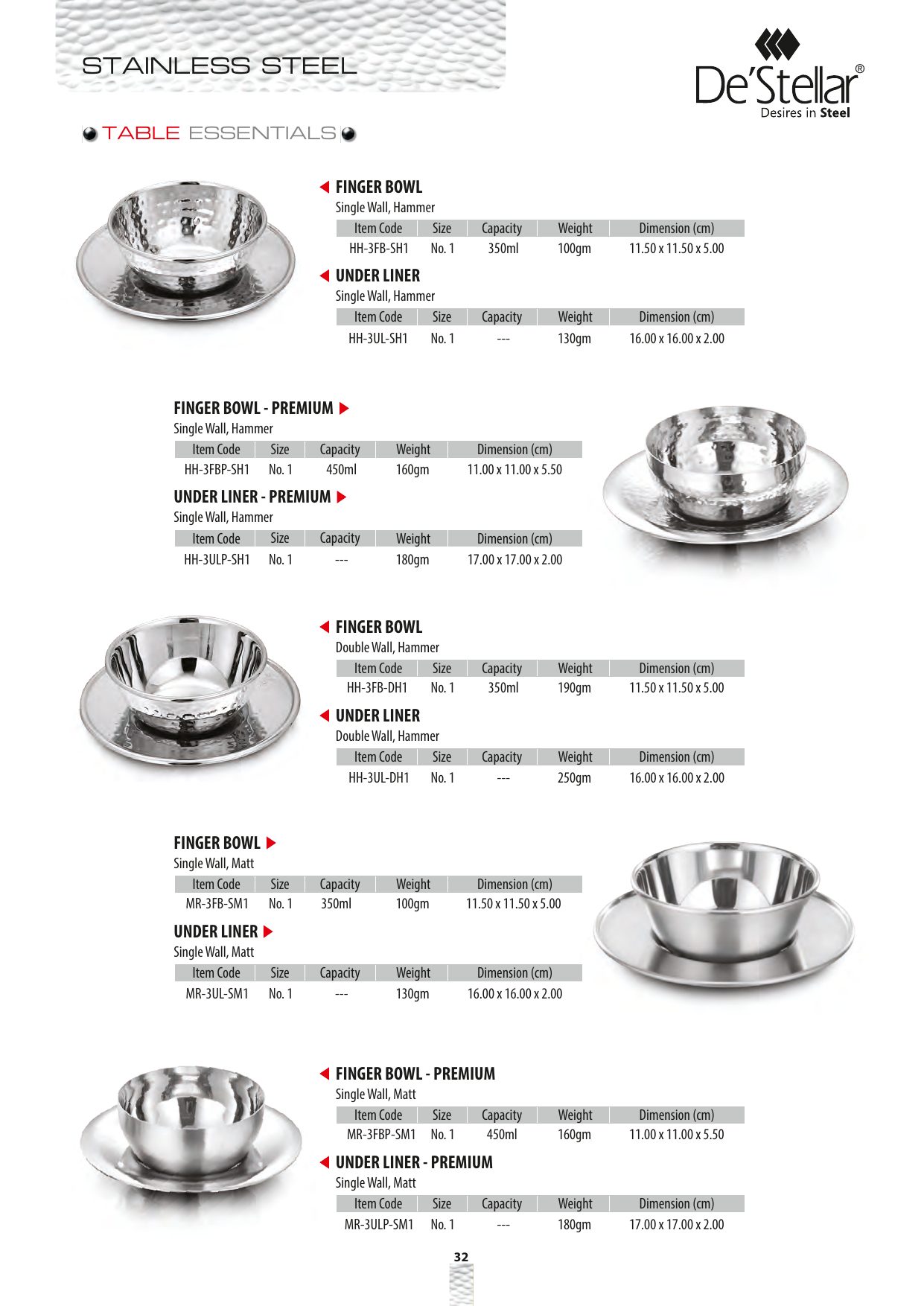 Under Liner — catalogue page 1