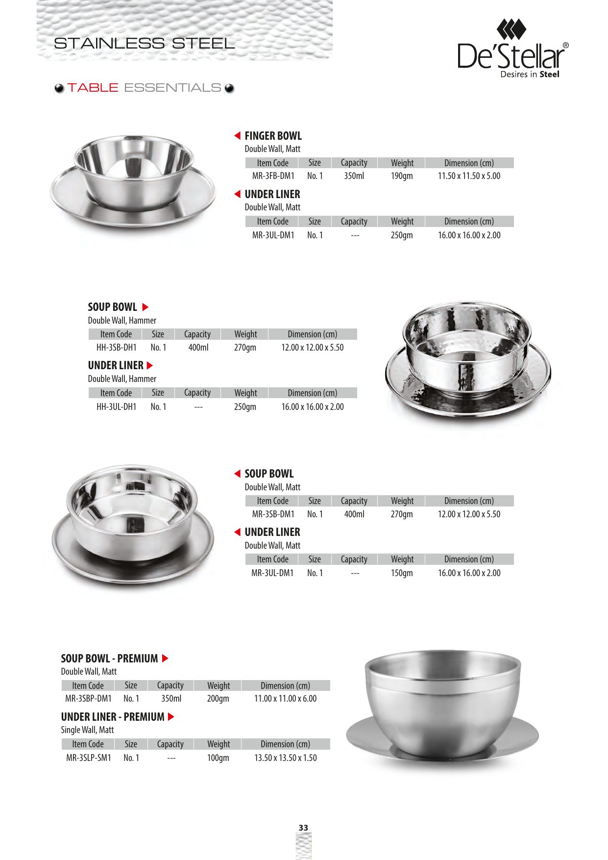 Under Liner — catalogue page 2