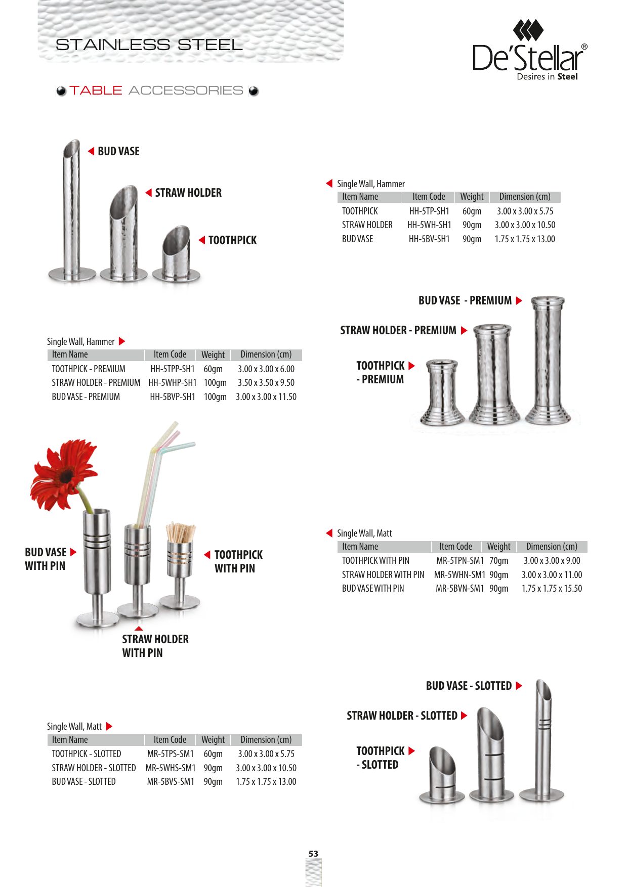 Toothpick — catalogue page 1