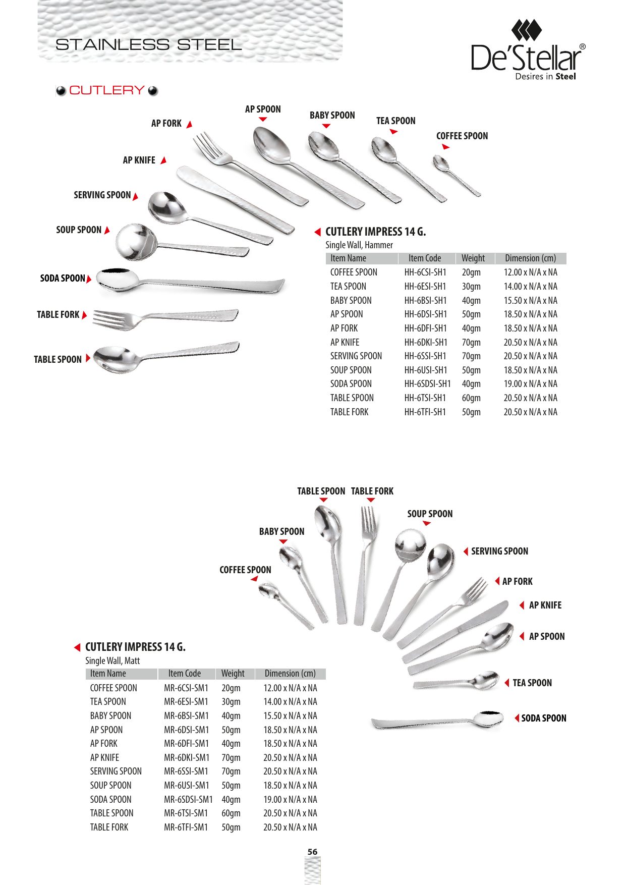 Table Spoon — catalogue page 1
