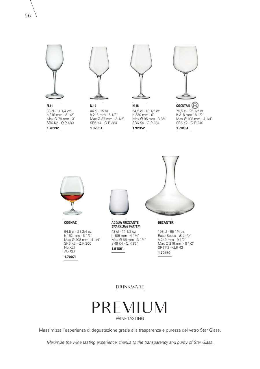 Bormioli Rocco Bormioli Rocco Glassware 2025 page — page 58