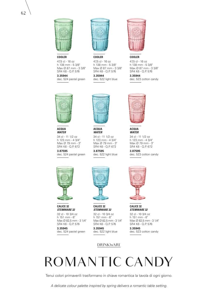 Bormioli Rocco Bormioli Rocco Glassware 2025 page — page 64