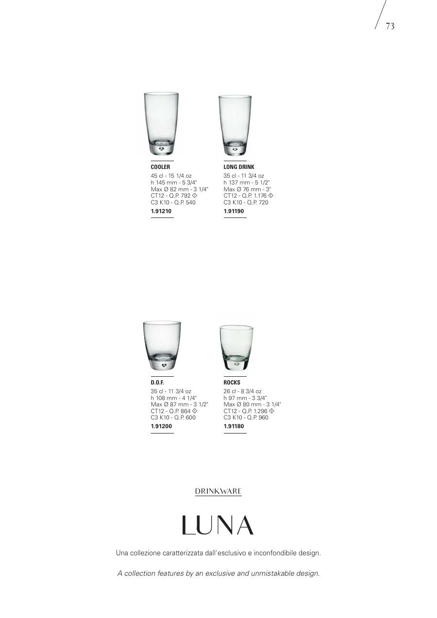 Bormioli Rocco Bormioli Rocco Glassware 2025 page — page 75
