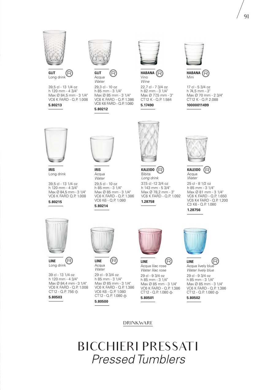 Bormioli Rocco Bormioli Rocco Glassware 2025 page — page 93