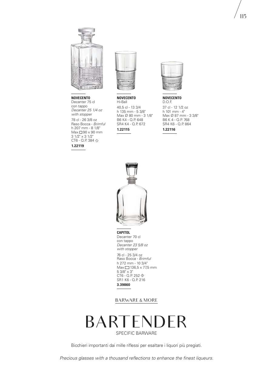 Bormioli Rocco Bormioli Rocco Glassware 2025 page — page 117