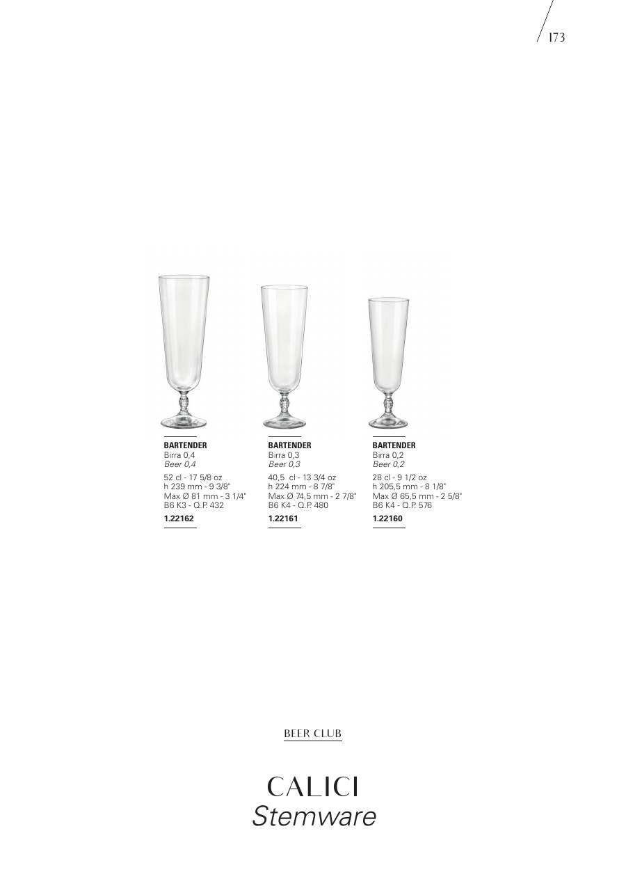 Bormioli Rocco Bormioli Rocco Glassware 2025 page — page 175