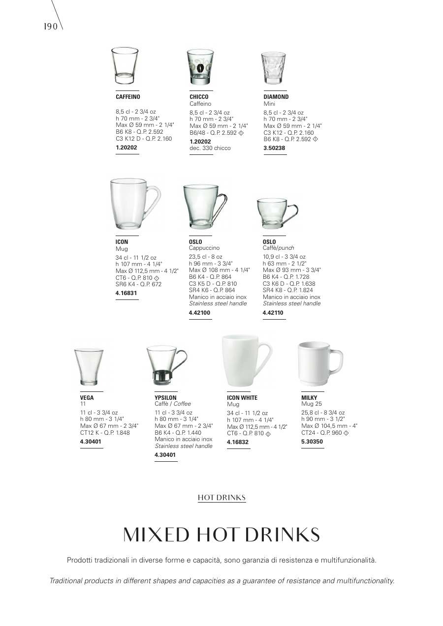 Bormioli Rocco Bormioli Rocco Glassware 2025 page — page 192