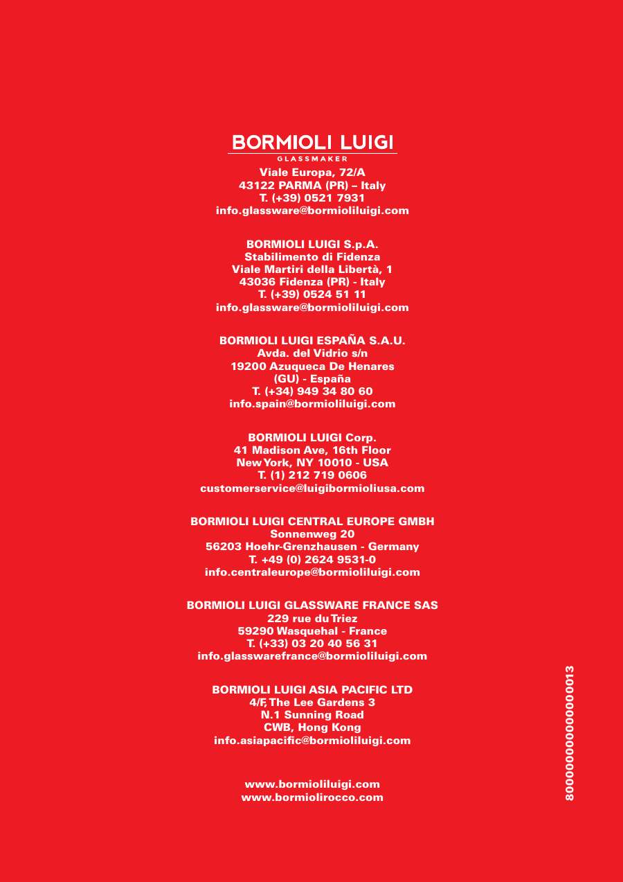 Bormioli Rocco Bormioli Rocco Glassware 2025 page — page 252