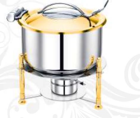 Buffet – Triply Chafer with Stand (Soft Close)