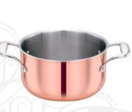 Copper Series – Triply Saucepan & Sauce Pot